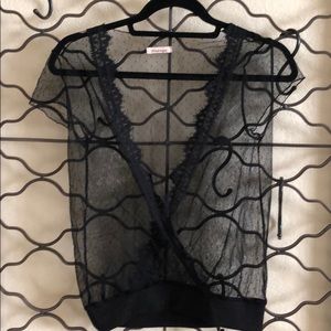 Delicate and sexy lace top